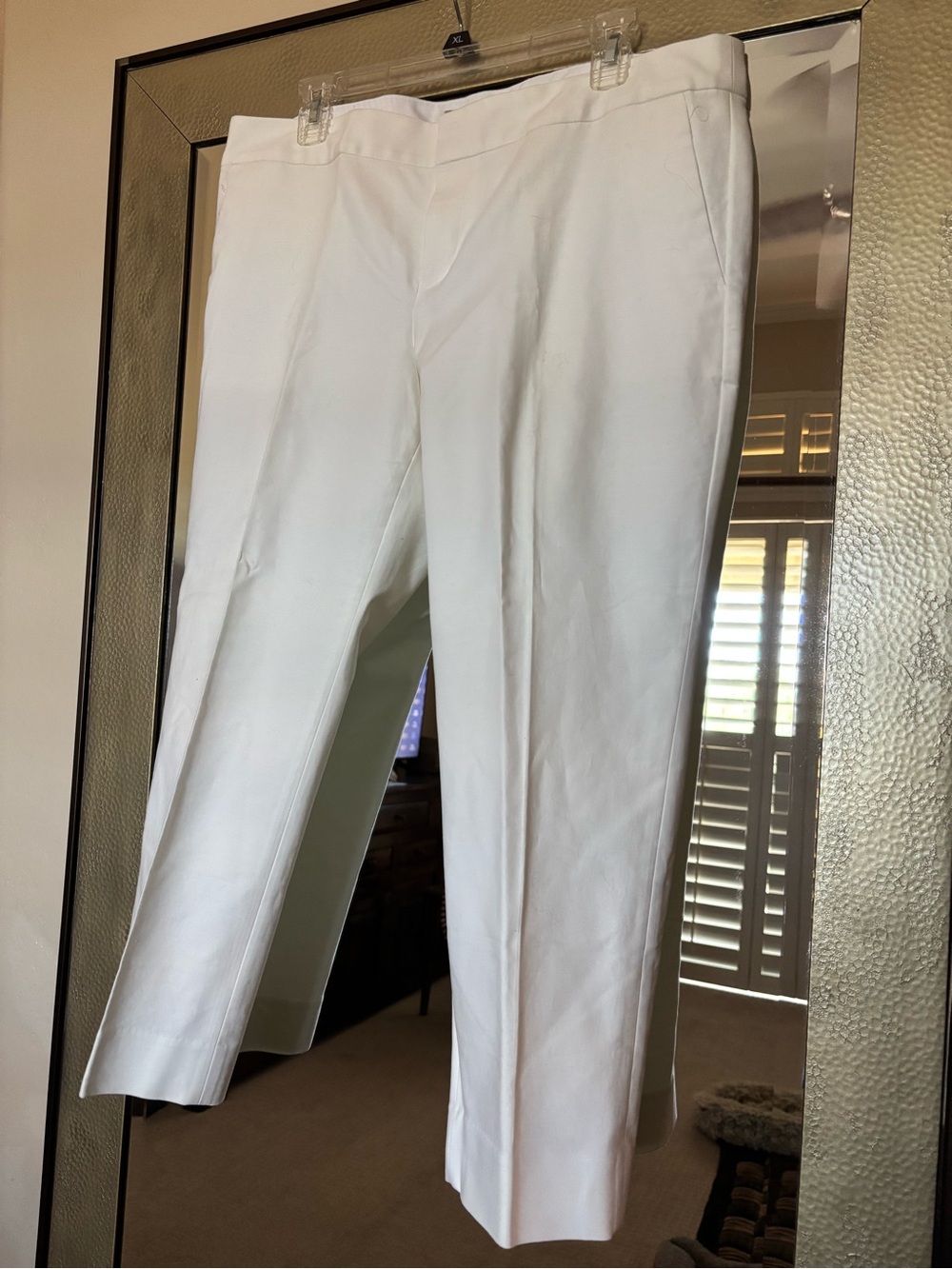 Talbots Men’s White Chinos